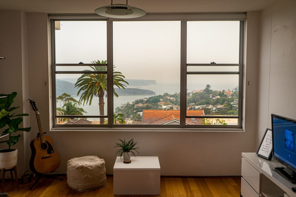 Big Hub Apartamento de sala com vista para o mar